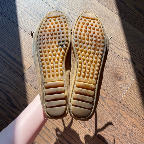 Minnetonka moccasins/flats/loafer size 6 brown suede leather - Picture 3 of 12